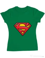 Tricou ADLER dama Superman Verde mediu