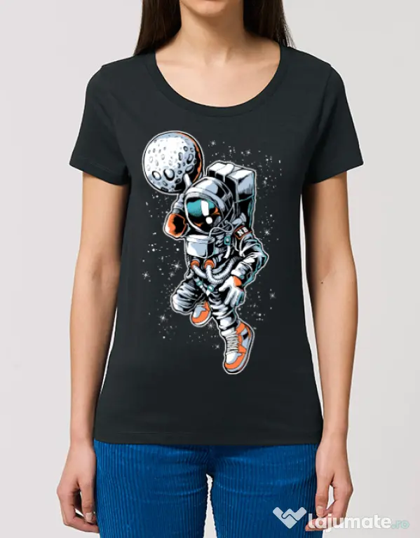 Tricou STANLEY STELLA dama Astronaut Negru