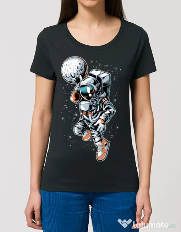 Tricou STANLEY STELLA dama Astronaut Negru