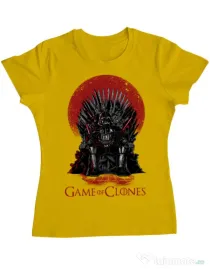 Tricou ADLER dama Game of Clones Galben