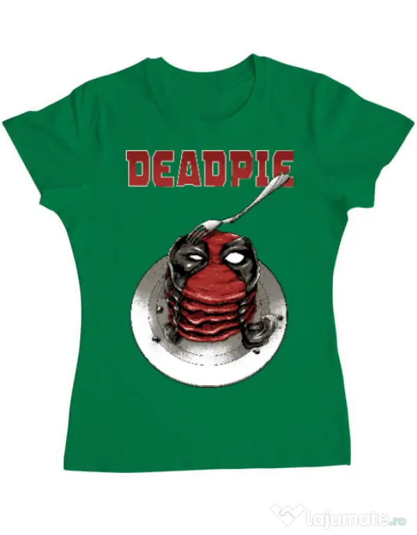 Tricou ADLER dama Deadpie Verde mediu