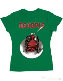 Tricou ADLER dama Deadpie Verde mediu