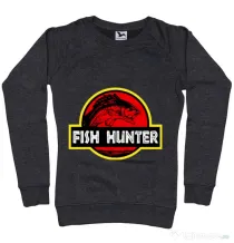 Bluza ADLER dama Fish hunter Negru melanj
