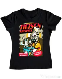 Tricou ADLER dama Heisen krispies Negru