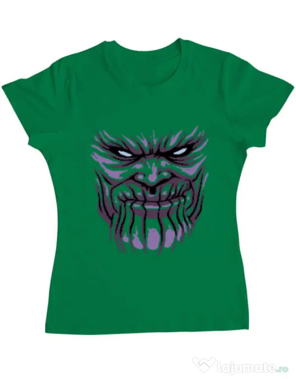 Tricou ADLER dama Thanos mask Verde mediu