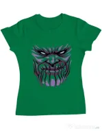 Tricou ADLER dama Thanos mask Verde mediu