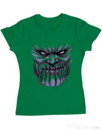 Tricou ADLER dama Thanos mask Verde mediu