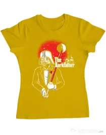 Tricou ADLER dama The darkfather Galben