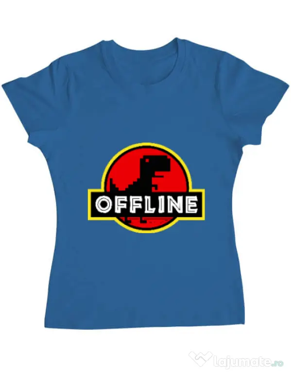 Tricou ADLER dama Offline Albastru azuriu