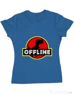 Tricou ADLER dama Offline Albastru azuriu