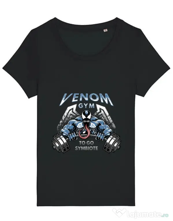 Tricou STANLEY STELLA dama Venom gym Negru