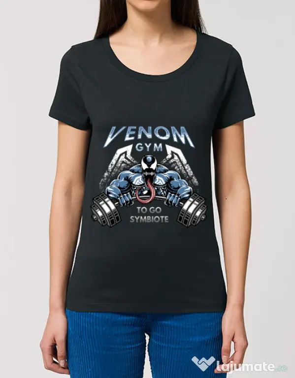 Tricou STANLEY STELLA dama Venom gym Negru