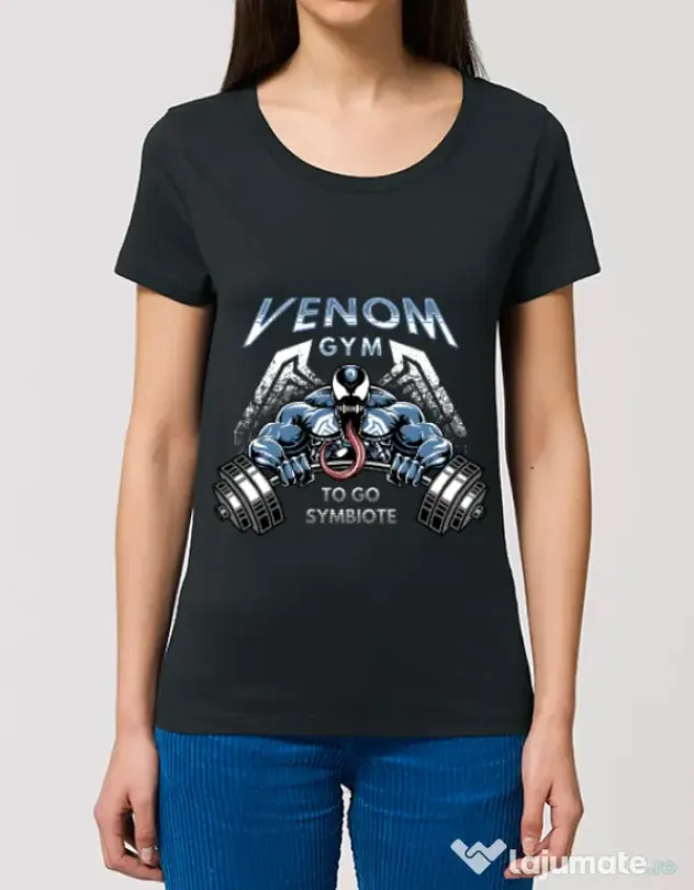Tricou STANLEY STELLA dama Venom gym Negru