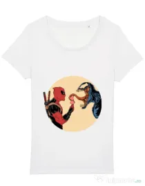 Tricou STANLEY STELLA dama Venom icecream Alb