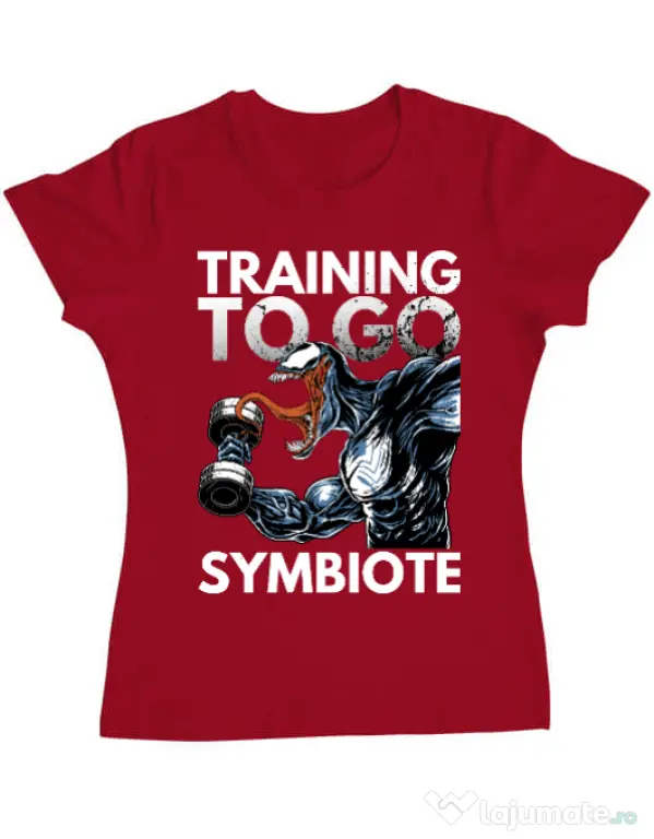 Tricou ADLER dama Venom training Rosu