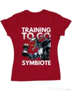 Tricou ADLER dama Venom training Rosu