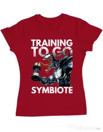 Tricou ADLER dama Venom training Rosu