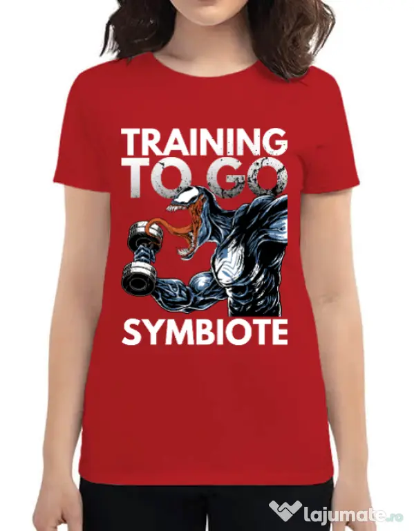 Tricou ADLER dama Venom training Rosu