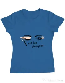 Tricou ADLER dama Not for everyone Albastru azuriu