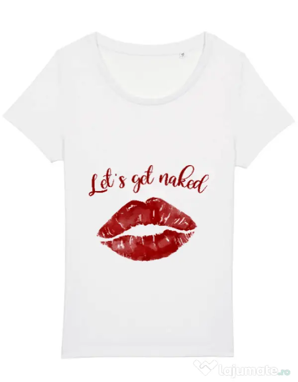 Tricou STANLEY STELLA dama Lets get naked Alb
