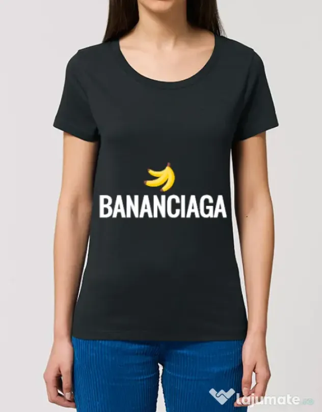 Tricou STANLEY STELLA dama Bananciaga Negru