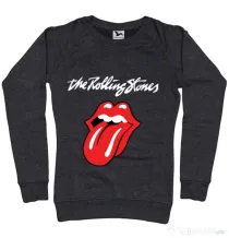 Bluza ADLER dama The Rolling Stones Negru melanj