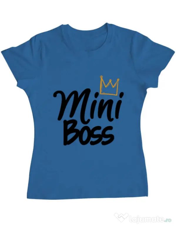 Tricou ADLER dama Mini boss Albastru azuriu