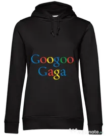 Hoodie dama cu gluga Googoo Gaga Negru