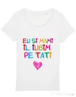 Tricou STANLEY STELLA dama Il iubim pe tati Alb
