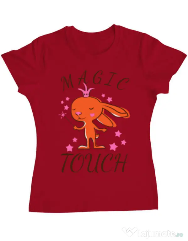 Tricou ADLER dama Magic touch Rosu