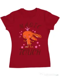 Tricou ADLER dama Magic touch Rosu