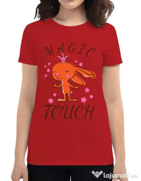 Tricou ADLER dama Magic touch Rosu