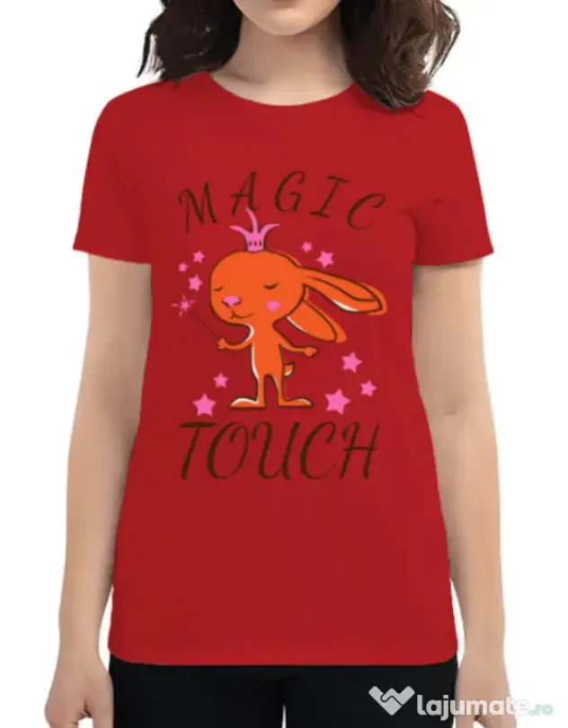 Tricou ADLER dama Magic touch Rosu