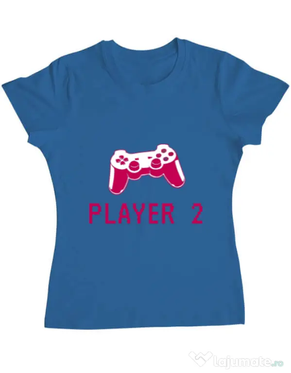 Tricou ADLER dama Player 2 Albastru azuriu