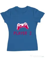 Tricou ADLER dama Player 2 Albastru azuriu