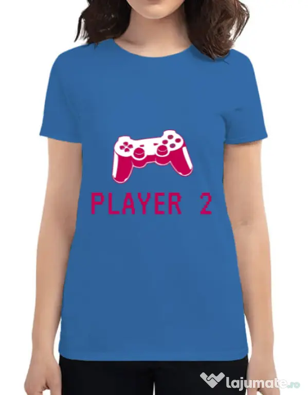 Tricou ADLER dama Player 2 Albastru azuriu