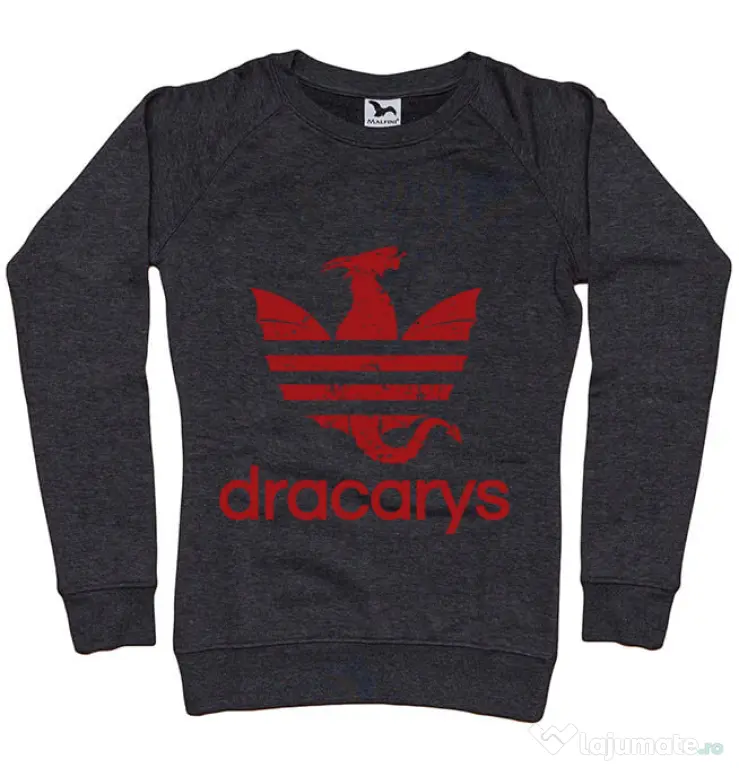 Bluza ADLER dama Dracarys Negru melanj