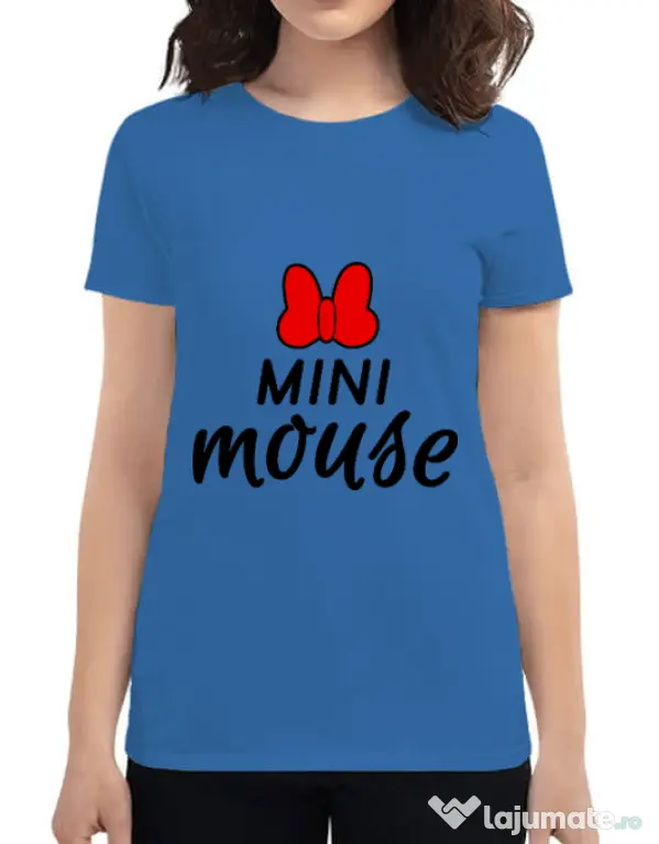 Tricou ADLER dama Mini mouse Albastru azuriu