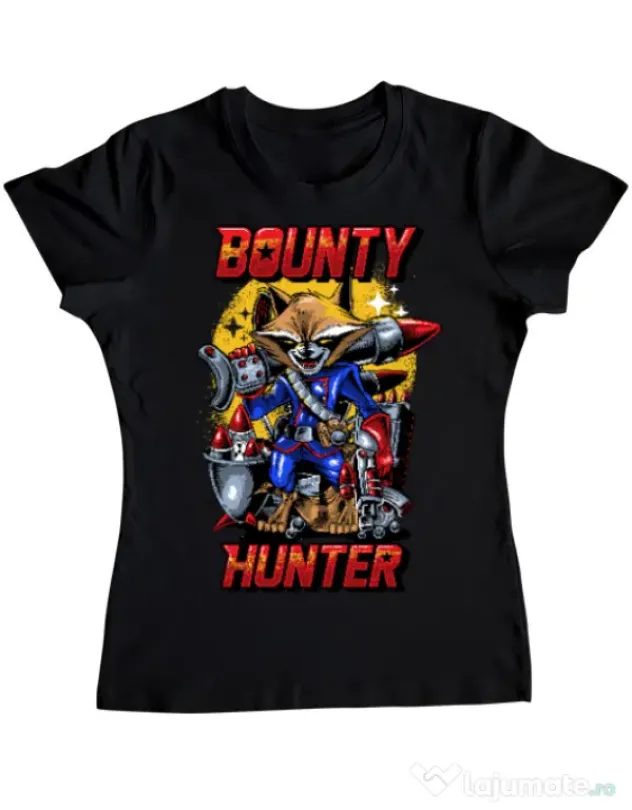 Tricou ADLER dama Bounty hunter Negru