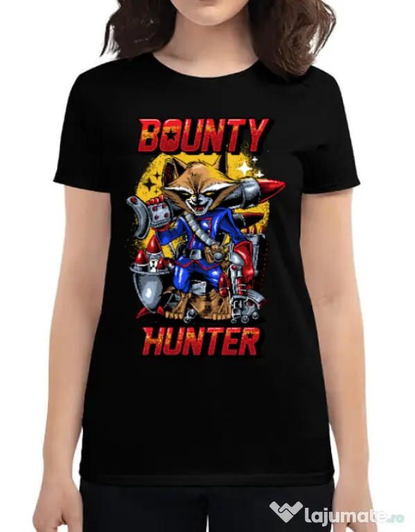 Tricou ADLER dama Bounty hunter Negru
