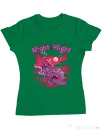 Tricou ADLER dama Night flight Verde mediu