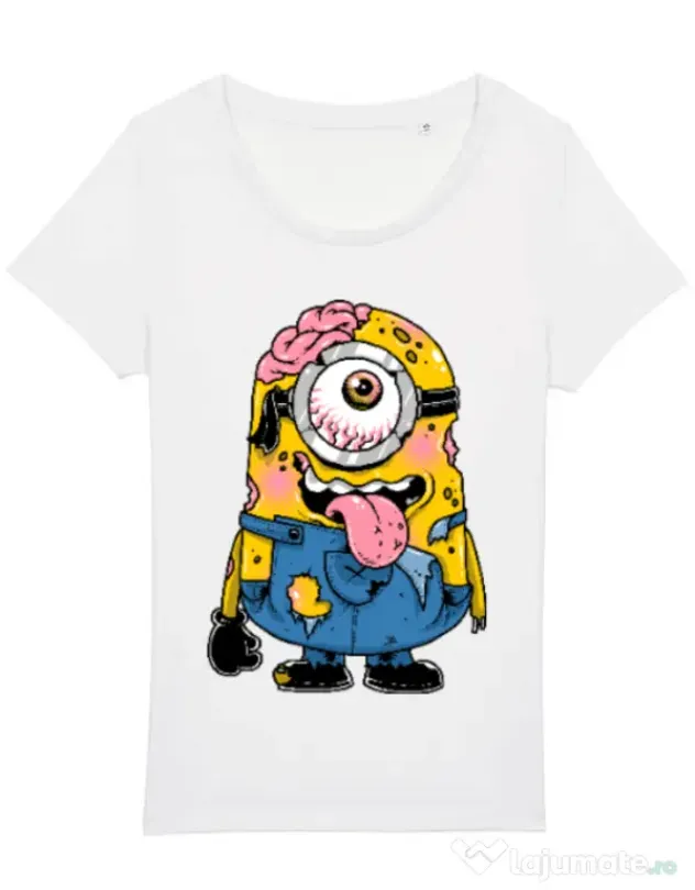 Tricou STANLEY STELLA dama Zombie minion Alb