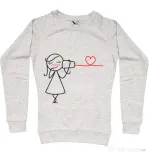 Bluza ADLER dama Cuvinte de dragoste 2 Migdala melanj