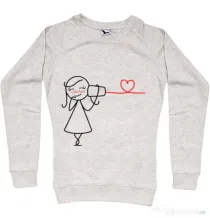 Bluza ADLER dama Cuvinte de dragoste 2 Migdala melanj