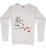 Bluza ADLER dama Fishing for love 2 Migdala melanj