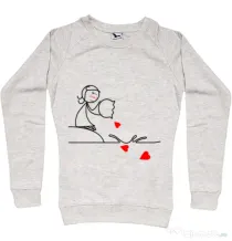Bluza ADLER dama Fishing for love 2 Migdala melanj