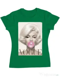 Tricou ADLER dama Bubblegum Verde mediu