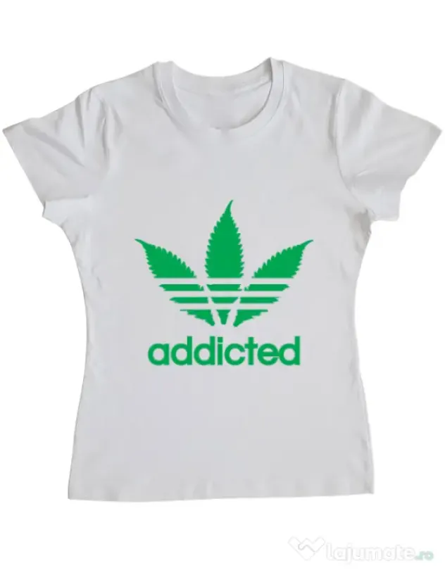 Tricou ADLER dama Addicted Alb