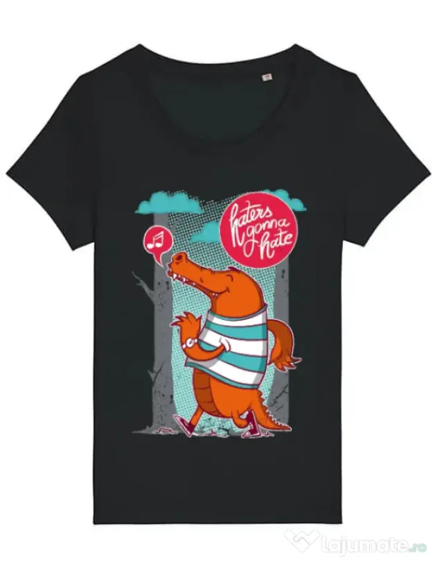 Tricou STANLEY STELLA dama Haters gonna hate Negru
