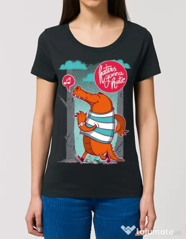 Tricou STANLEY STELLA dama Haters gonna hate Negru